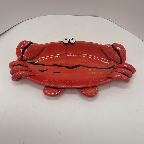 Nicole Engblom ceramic crab serving dish - Picture 4 of 6